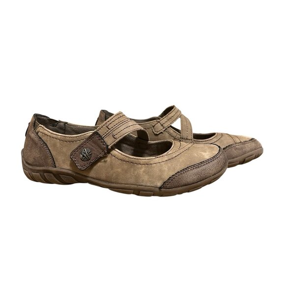 Earth Origins Tova Mary Jane Sport Sandal, Sz 8 1/2‎ Closed Toe Leather - Picture 2 of 7